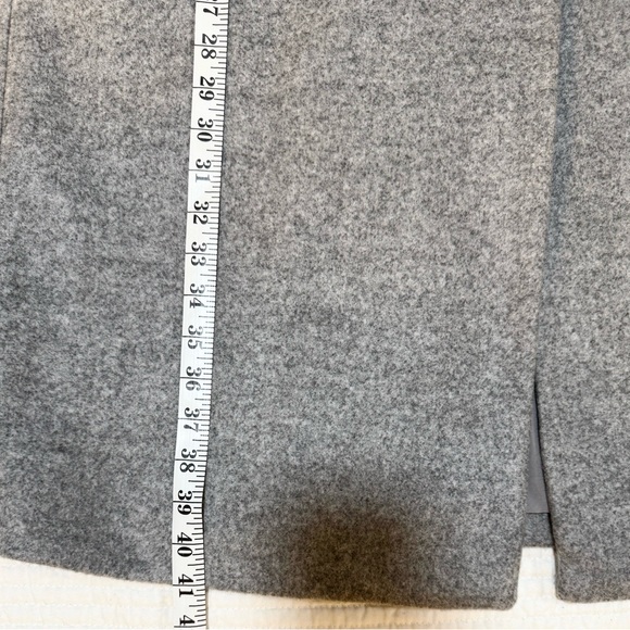 OLD NAVY, “Long Wool Relax Car Coat” WM’S SZ-L Wool, “Grey” - Picture 7 of 14